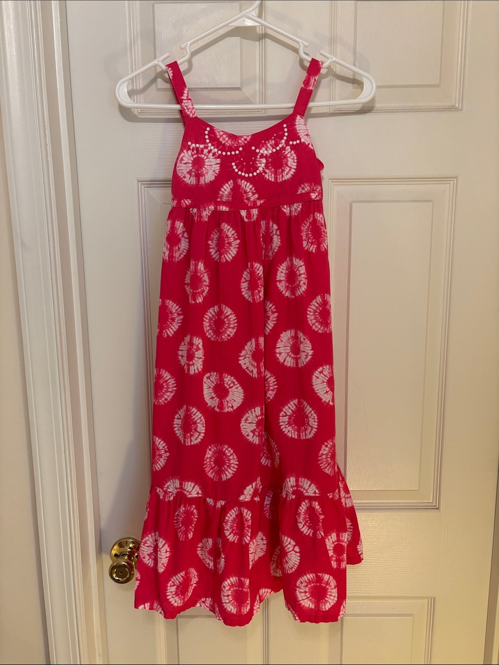 Calypso St. Barth for Target Girls Pink Tie-Dye Maxi Dress